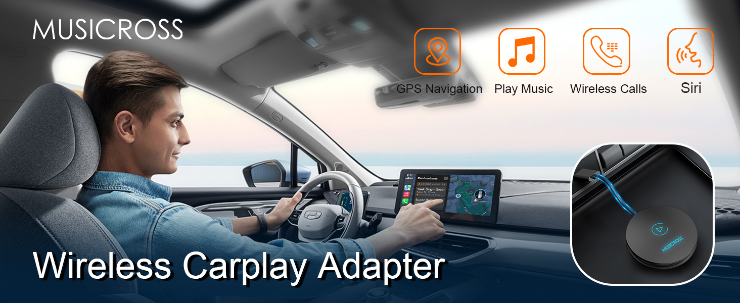 Wireless CarPlay Adapter Dongle