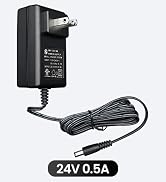 6FT UL Listed 24V 0.5A 500mA 12W Power Supply Adapter for Essential Oil Diffuser, LED Light Strip...
