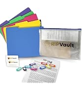 Ripvault Estate & Personal Document Organizer Kit - Included 1 Document Bag (Zipper Bag), 2 Next ...