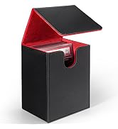 CollectHall PSA Graded Card Case, PU Leather Graded Card Organizer Box, BGS Graded Card Storage Case