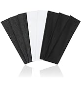 8 Pack Sport Headbands for Women, Elastic Soft Fabric Non-Slip Hair Bands Hair Warp for Daily Wor...