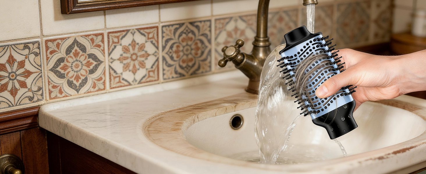 rotating hair brush