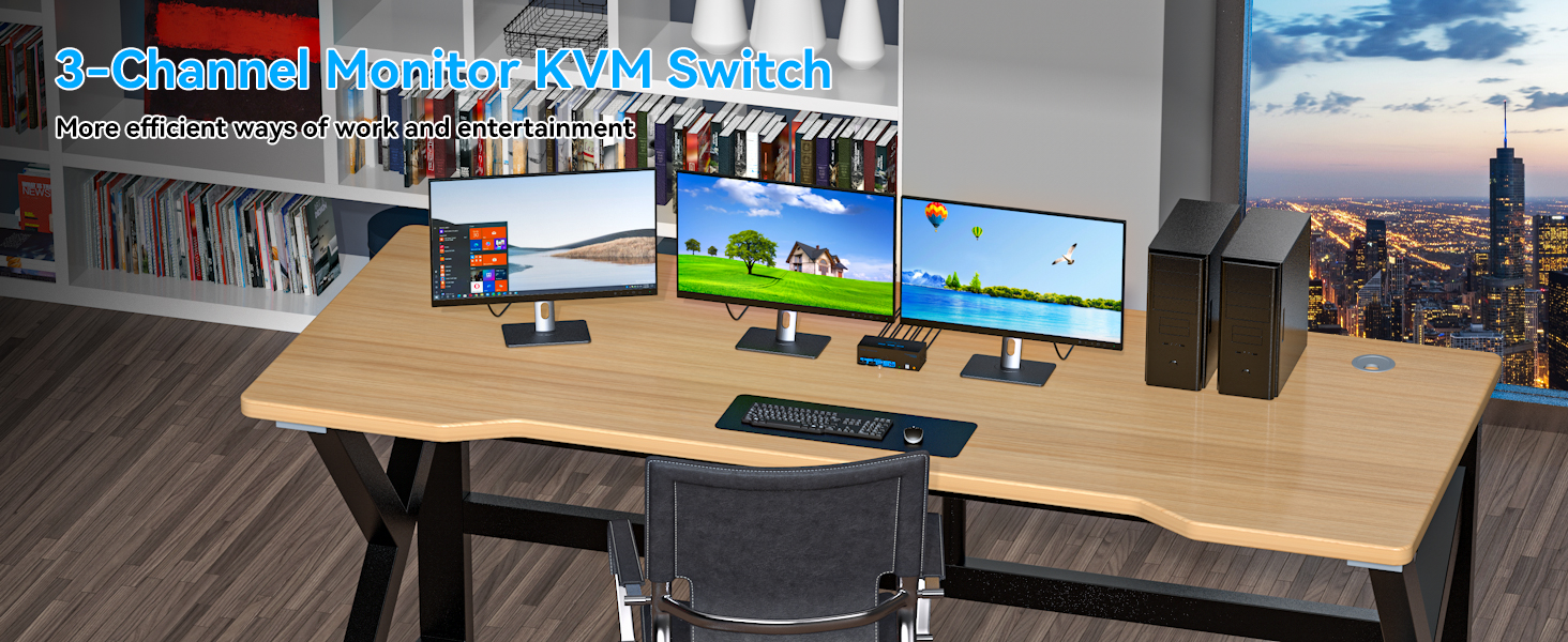 kvm switch 3 monitors 2 computers