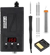 FEITA 950D Mini Soldering Iron Kit T12 Digital Soldering Station - Rapid Heat-up - With 3 Solderi...
