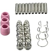 yorpyep 26 PCS AG60 Plasma Cutting Torch Nozzle Set, Heat-resistant & Leakproof Electrode Nozzle,...