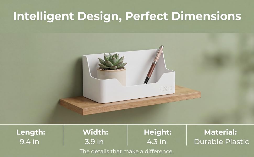 Compact Size Small Wall Mounted Shelf Roomy Space