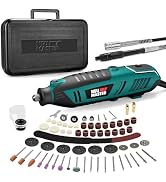 NEU MASTER 180W Rotary Tool Kit, Corded Power Rotary Tools with 160 Accessories and 6 Variable Sp...