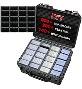 Graded Card Case Storage Box: Trading Card Storage with 12 Dividers - Baseball & Sports Card Case...