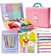 Weaving Loom for Kids & Friendship Bracelet Making Kit, Gift for Girls | Birthday Craft Gifts for...