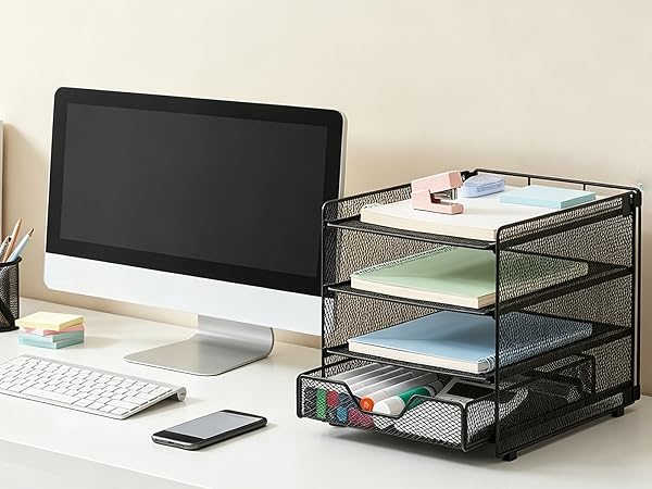 desk organizer and accessories