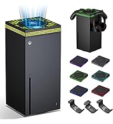 Cooling Fan for Xbox Series X with Dust Filter & 13 RGB LED Light Modes - ZAONOOL Fan Cooling Sys...