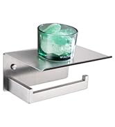 TOILET PAPER HOLDER WITH SHELF