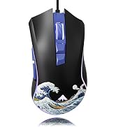 XVX Wired Gaming Mouse, 12000 DPI RGB Mouse with 12 Backlit Modes & 7 Macro Buttons, PC Gaming Mi...