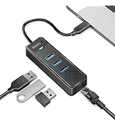USB C to Ethernet Adapter, iDsonix 3-Port USB 3.0 Hub 5Gbps with RJ45 10/100/1000 Gigabit Etherne...