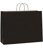 BagDream 100Pcs 16x6x12 Inches Kraft Paper Bags with Handles Bulk Gift Bags Shopping Bags for Gro...