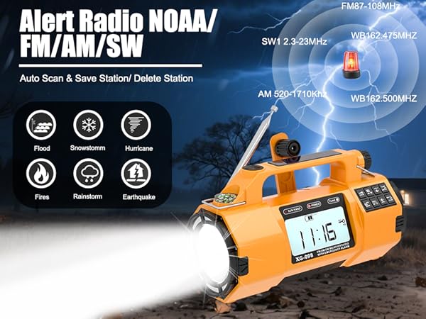 Alert radio