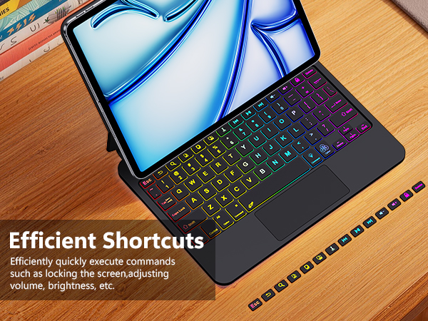 iPad 11th 10th Generation Case with Keyboard