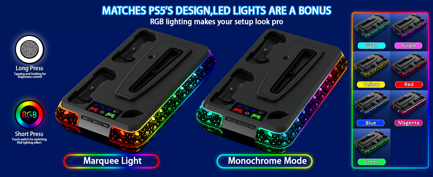 ps5 accessories ps5 cooling station ps5 slim stand ps5 cooler