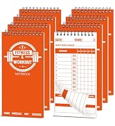 gisgfim 8 Pack Fitness & Workout Notebook Bulk Workout Log Fitness Journal for Men Women Exercise...