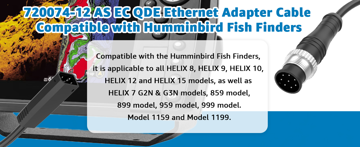 helix 9 fish finder cable