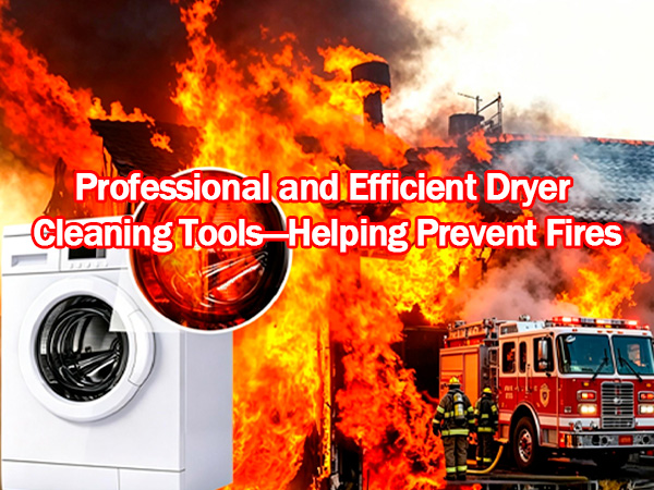 Dryer Vent Cleaner Kit with Dryer Vacuum Hose Attachment