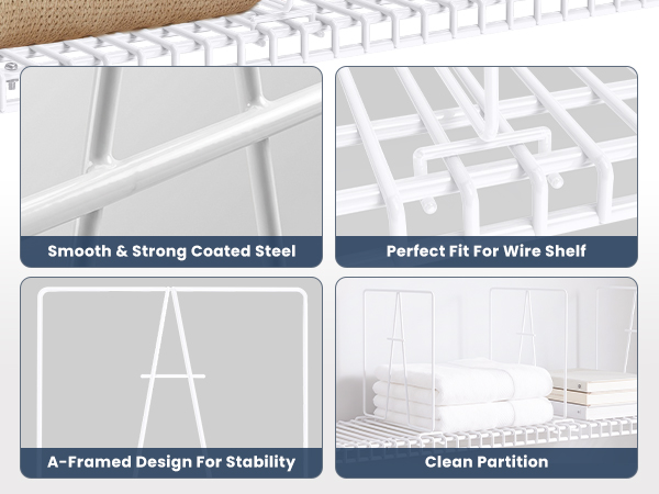 Wire Shelf Dividers