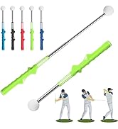 Xinambyh Retractable Golf Swing Training Aid:Golf Grip Trainer,Swing Trainer with Swing Sound Pro...