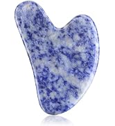 Gua Sha Facial Tools Natural Gua Sha Jade Stone for Face Skincare Facial Body Acupuncture for SPA...