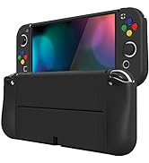 PlayVital ZealProtect Soft Protective Case for Nintendo Switch OLED, Flexible Protector Joycon Gr...