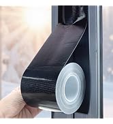 Birllaid Black Window Sealing Tape, Window AC Insulation Tape, 3 Inch x 65 FT Waterproof Blocker ...