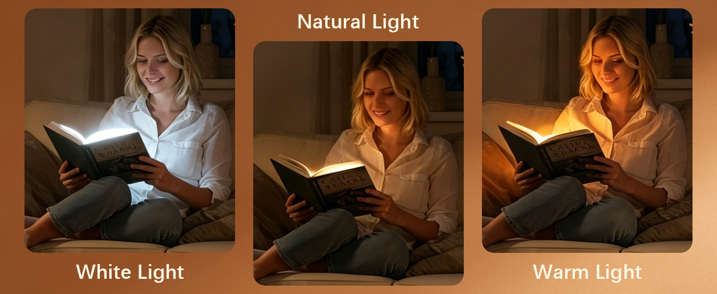 LED Book Light and Night Light 2 in 1