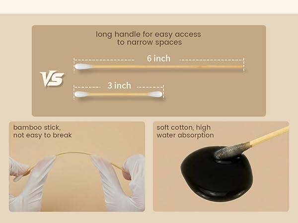 hight quality material long cotton swabs