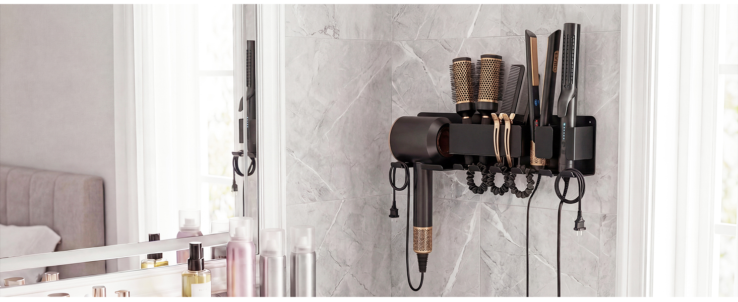 curling iron holder