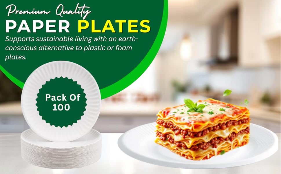 Heavy duty paper plates