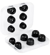 6 Pairs KZ ZS10 Pro Earbud Tips, KBEAR KF01 Memory Foam Noise Canceling IEM Ear tips for in ear M...