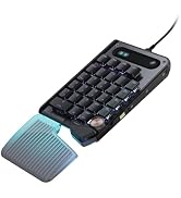 Turtle Beach Command Series KP7 Gaming Keypad - Compact Programmable Design, Extendable Thumb Bar...