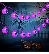 CCINEE Halloween Eyeball String Lights, 20 LED Lights Battery Operated Fairy Lights for Halloween...
