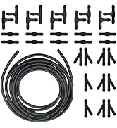 Dogary 30 PCS Car Windshield Washer Hose Kit, T-type I-type Y-type Hose Connector, and 13-Ft Wash...