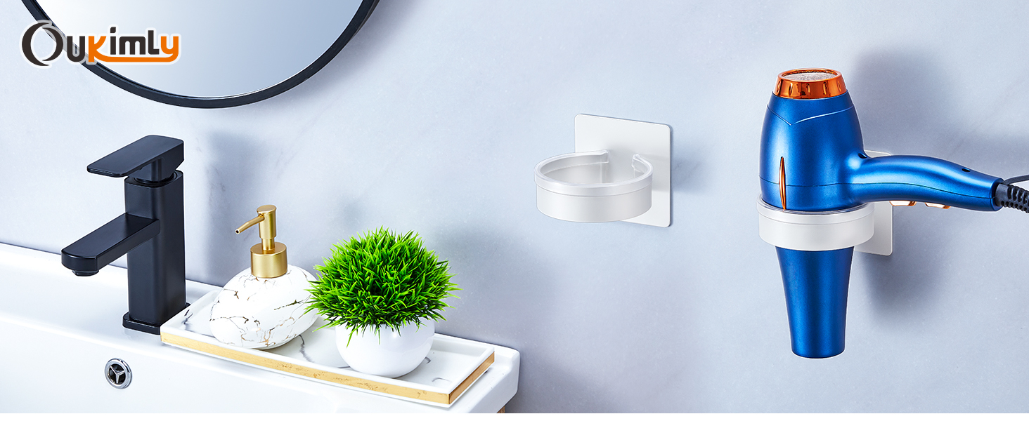 Hair Dryer Holder Wall Mounted