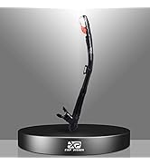EXP VISION Dry Snorkel, Adult Dive Snorkel Free Breath Diving Snorkel Tube Food-Grade Silicone Mo...