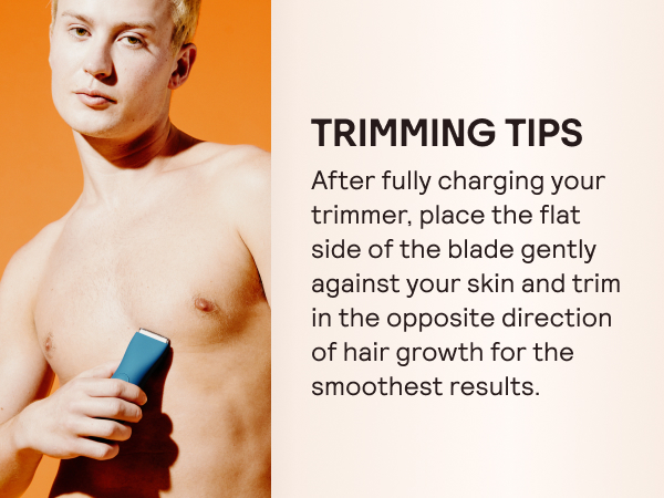 Trimming Tips: Trim in the opposite direction of hair growth for the smoothest results