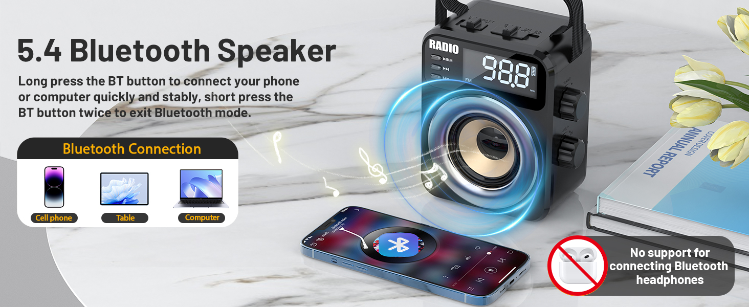 Radio Portable AM FM WB SW