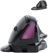 Wireless Mouse Ergonomic Vertical Mouse Angle Adjustable Large Ergo Carpal Tunnel Right Hand 6 bu...
