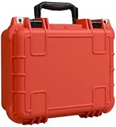 Jack Boss 14 inch Hard Case Portable Weather Waterproof Protective Camera Case with Customizable ...