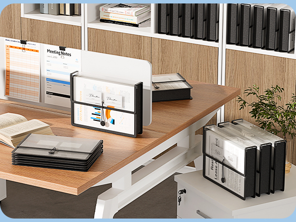 ThinkTex Plastic Expanding File Folder