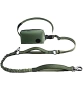 KUBEMUEG Hands Free Dog Leash for Large Medium Dogs Heavy Duty Bungee Reflective Adjustable Waist...