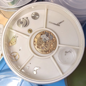 watch parts box container