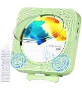 CD Player Portable Bluetooth Desktop CD Player for Home, Mini Cute CD Player for Kids, Built-in D...