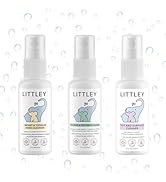 Think Smarter Products Littley Baby-Safe Cleaning Trio, Hand, Pacifier & Toy Cleaners, Non-Toxic ...