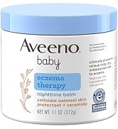 Aveeno Baby Eczema Therapy Nighttime Moisturizing Body Balm, Nourishing Skin Protectant Soothes &...